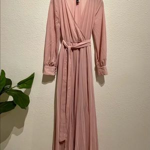 WINDSOR mauve pink maxi dress